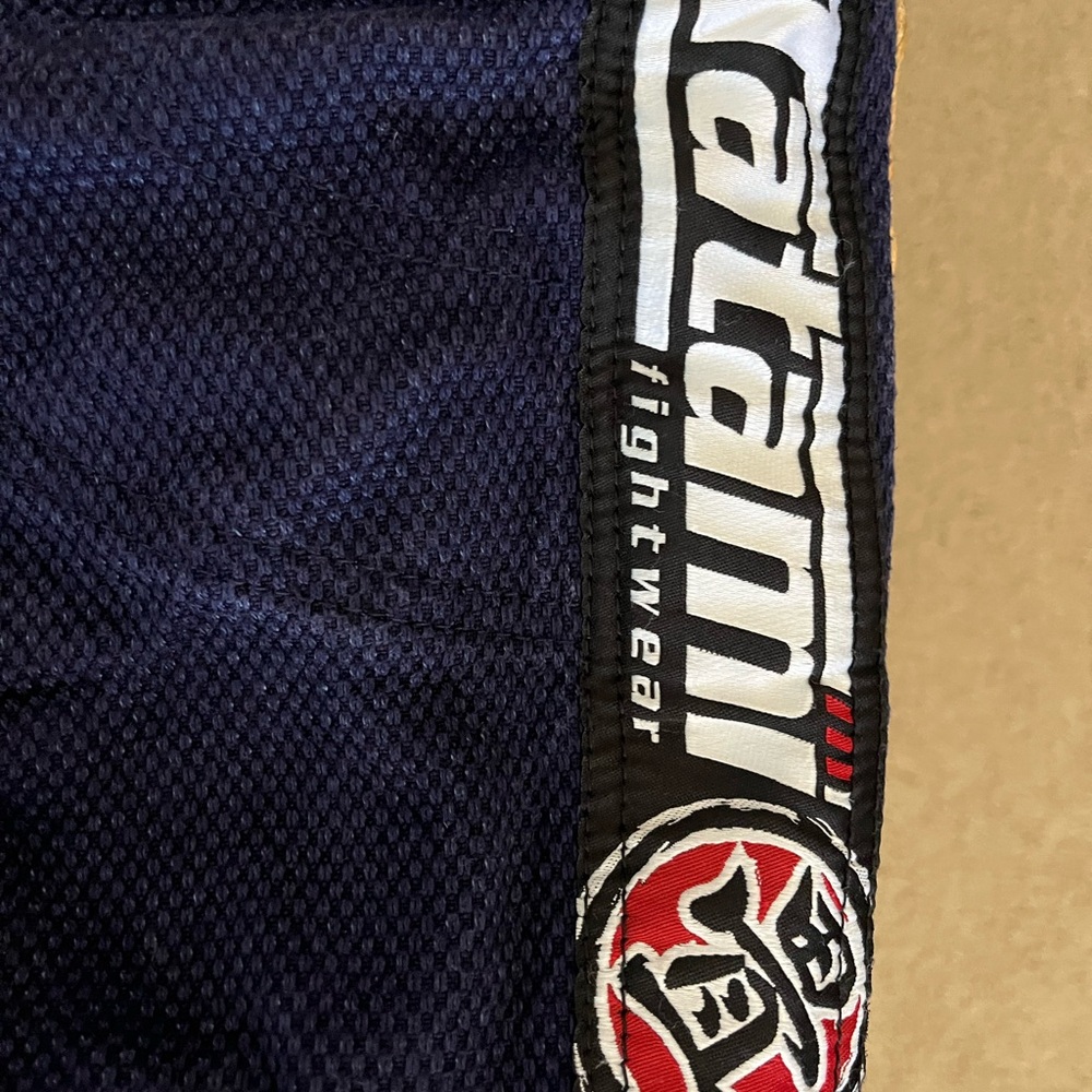 Tatami Kid’s Navy Blue Jiu-Jitsu Gi for boy or girl size M2 - Picture 3 of 4